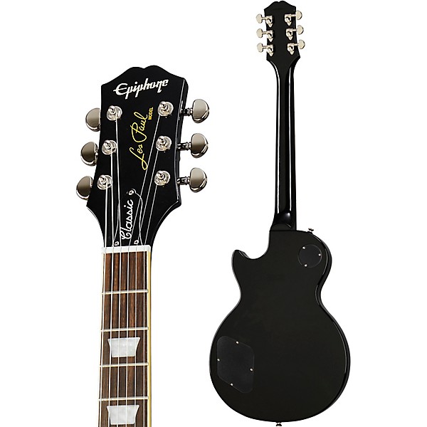 Epiphone Les Paul Classic Electric Guitar Ebony | Guitar Center