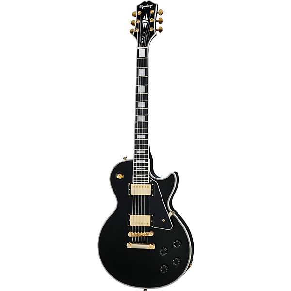 Epiphone Les Paul Custom Electric Guitar Ebony | Guitar Center