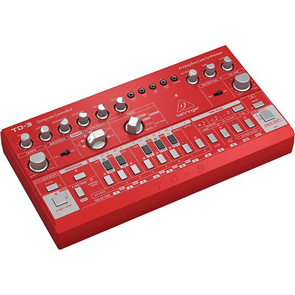 Behringer TD-3 Analog Bass Line Synthesizer Red | Guitar Center
