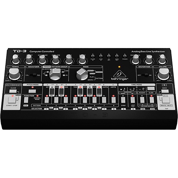 Behringer TD-3 Analog Bass Line Synthesizer Black | Guitar Center
