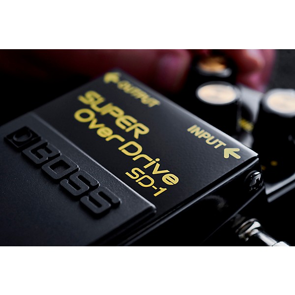 BOSS 40th Anniversary SD-1-4A Super OverDrive Effects Pedal Black