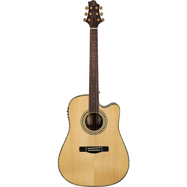 Greg Bennett Design by Samick ASDRCE Dreadnought Cutaway Solid