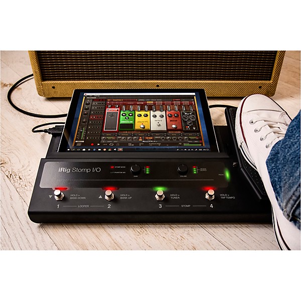 IK Multimedia iRig Stomp I/O USB Pedalboard Controller | Guitar Center