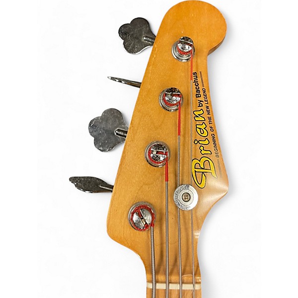 Used Brian By Bacchus Jazz Bass Blue Electric Bass Guitar Blue