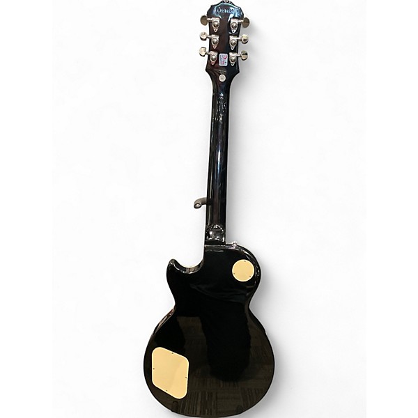 Used Epiphone 1960 Les Paul Tribute Plus Trans Black Solid Body