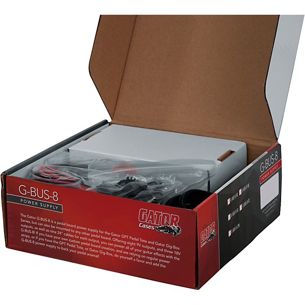 Gator G-Bus-8-US Pedalboard Power Supply | Guitar Center