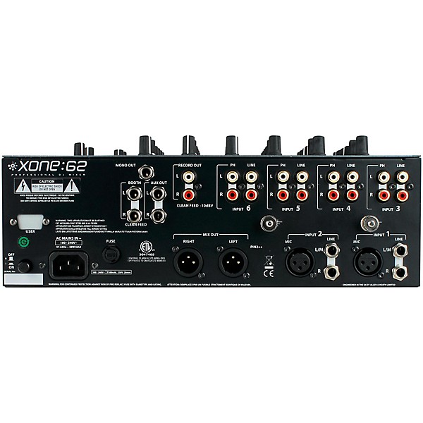Restock Allen & Heath Xone:62 6-Channel DJ Mixer | Guitar Center