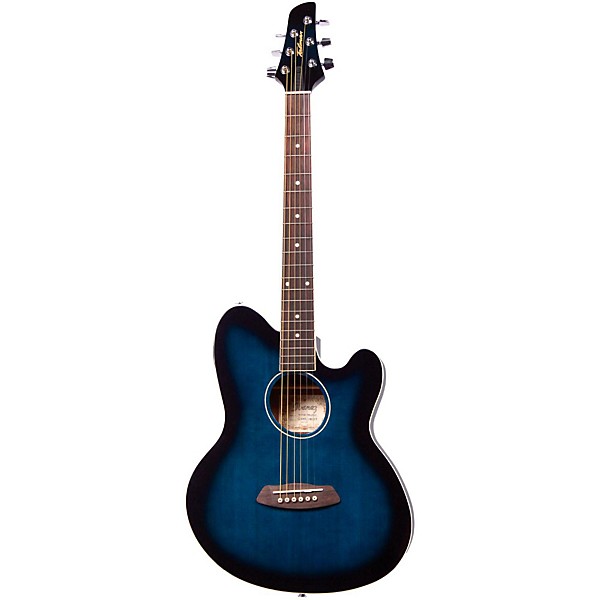 Ibanez Talman TCY10E Acoustic-Electric Guitar Transparent Blue