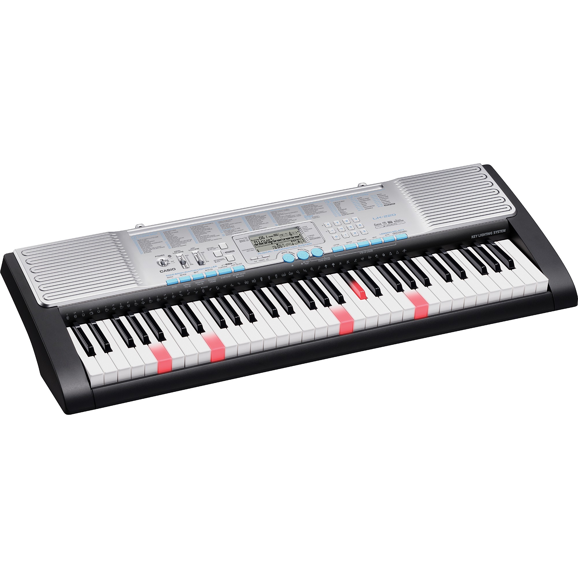 Restock Casio LK-220 61-Key Lighted Note Portable Keyboard