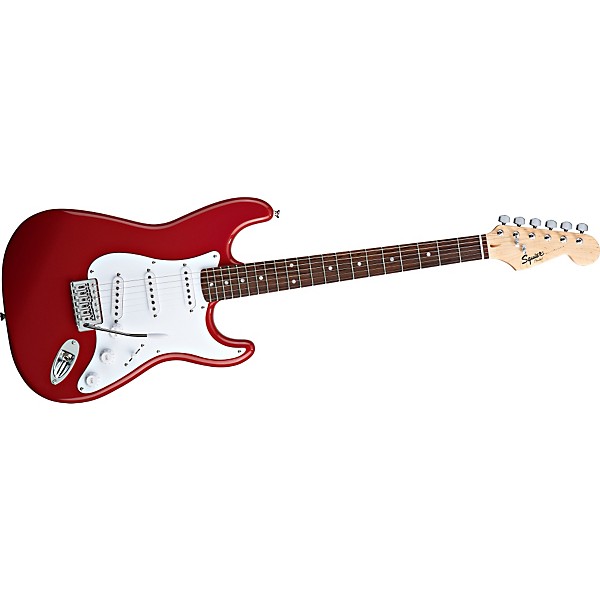 Open Box Squier Bullet Strat with Tremolo Fiesta Red 190839022486