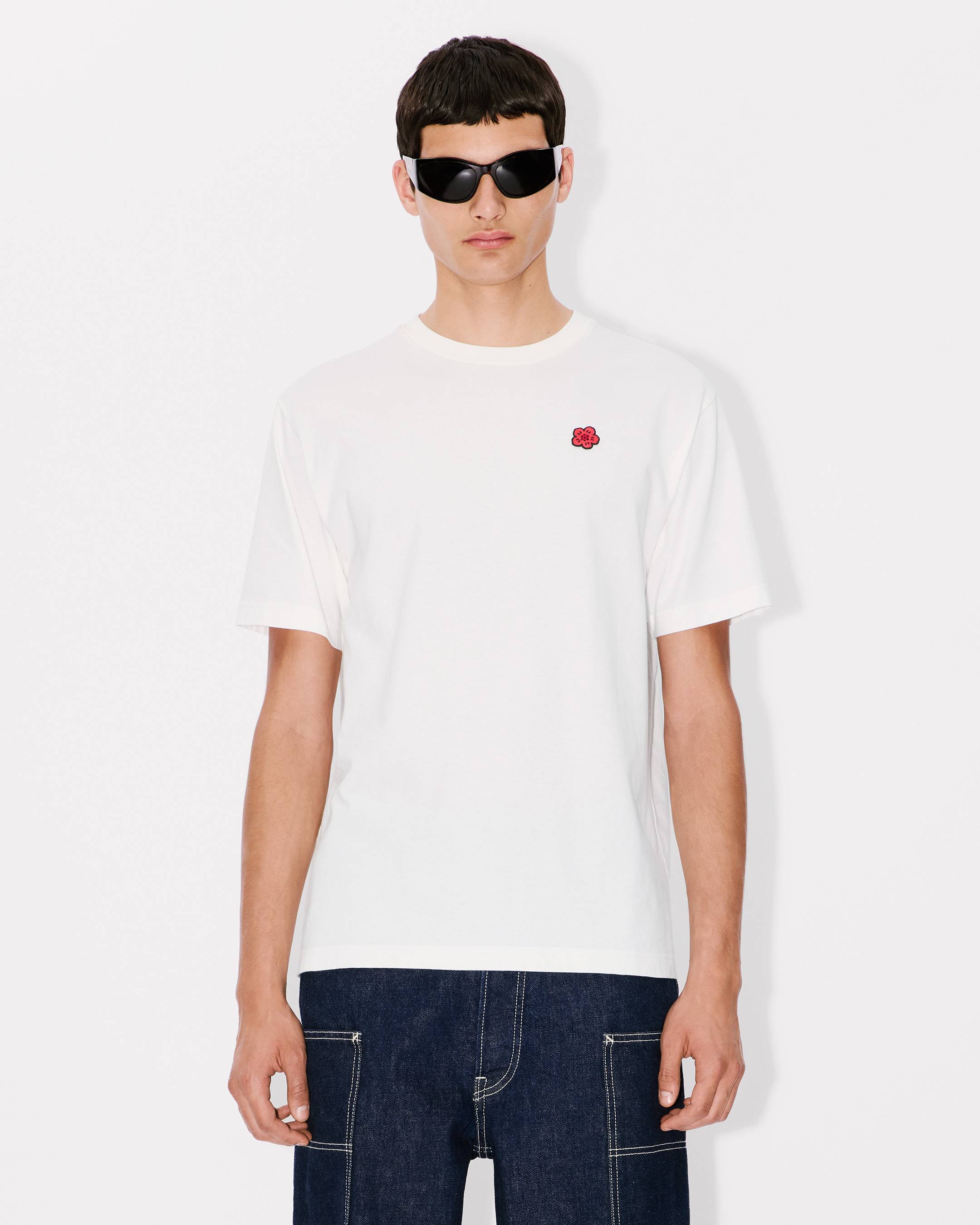 Boke Flower' embroidered T-shirt in cotton | Men's | KENZO