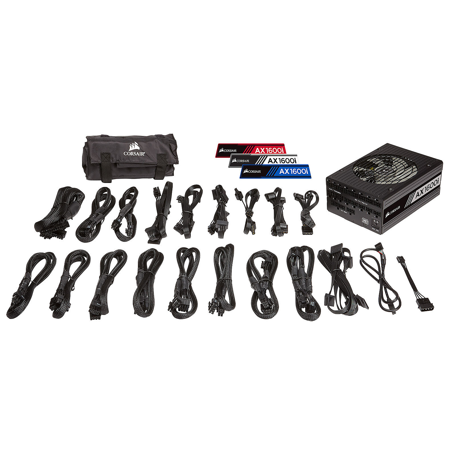 Corsair AX1600i 80PLUS Titanium - PC power supply - LDLC