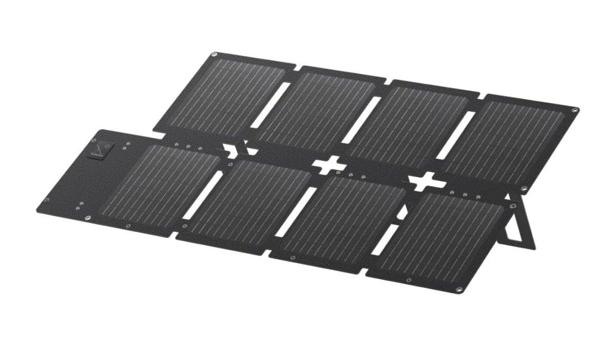 高転換効率＆高出力100Wのパワフルなソーラーパネル❣折りたた