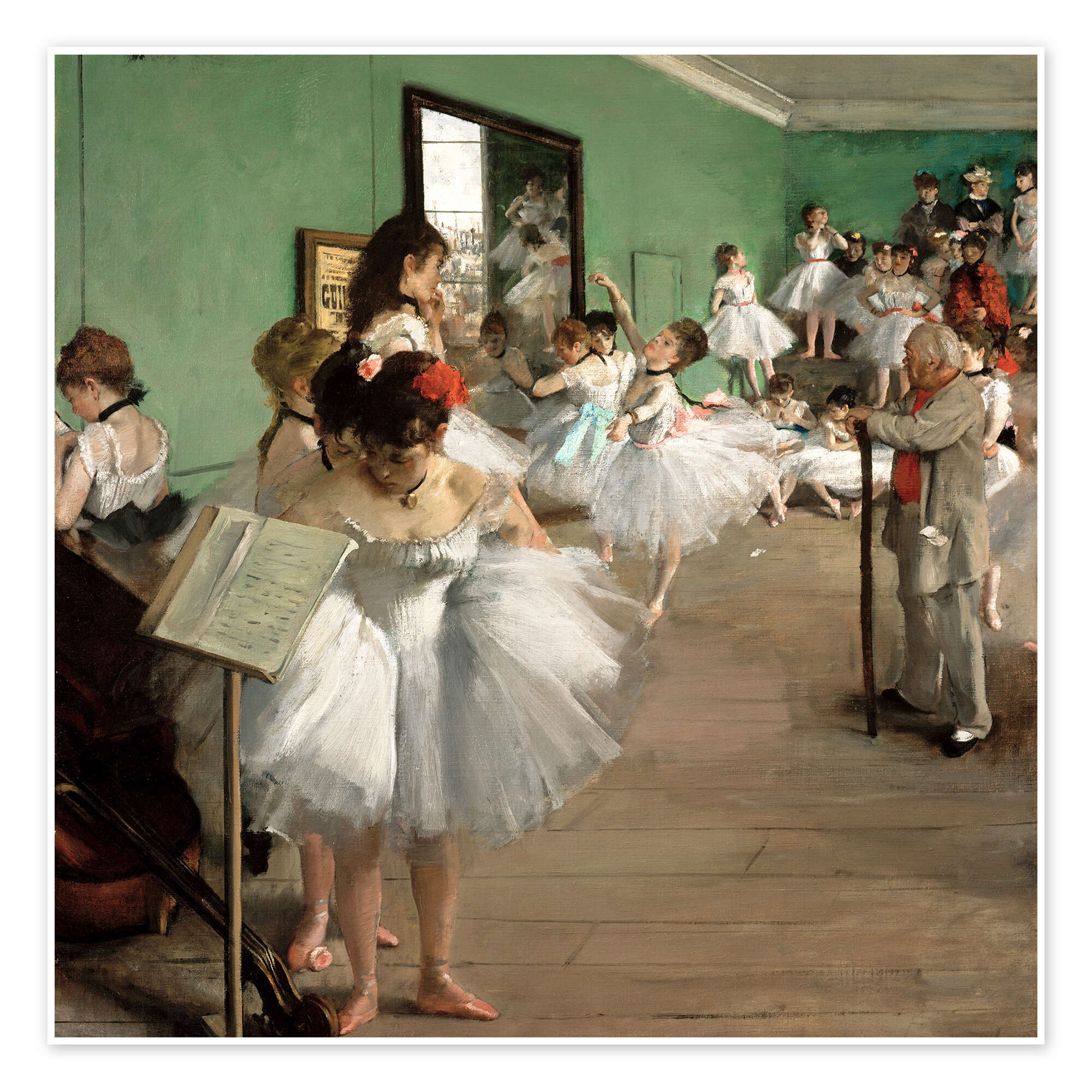 The Dance Class print by Edgar Degas | Posterlounge
