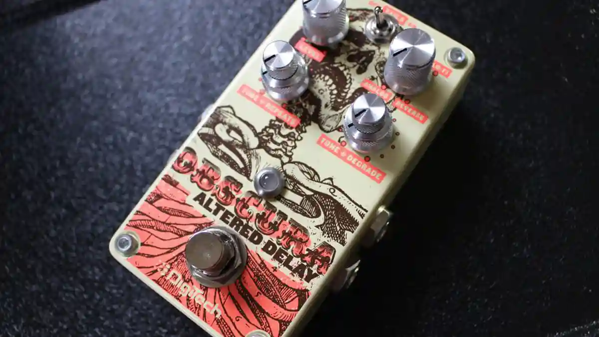 オフ時でも余韻が残るディレイエフェクター。DigiTech Obscura（オブ