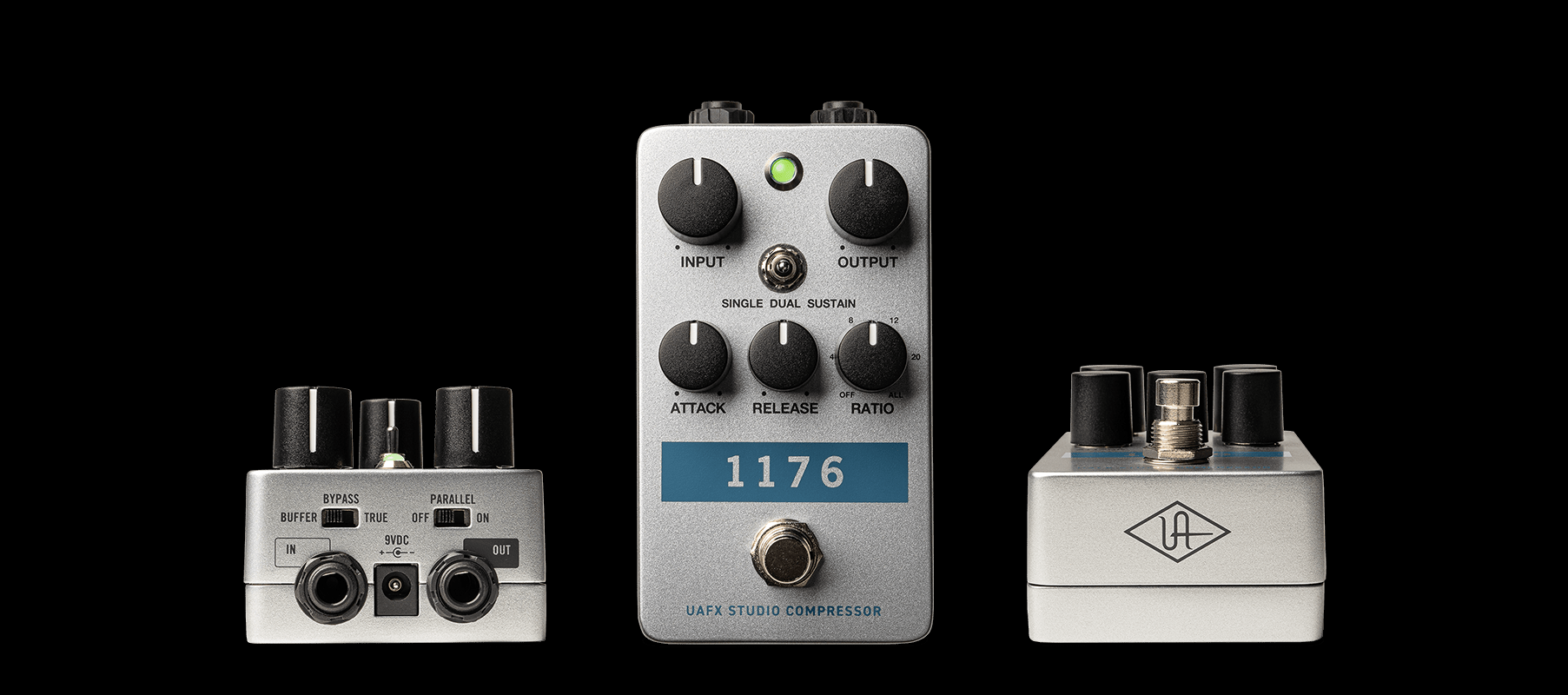 Universal Audio UAFX 1176 Studio Compressor Guitar Pedal