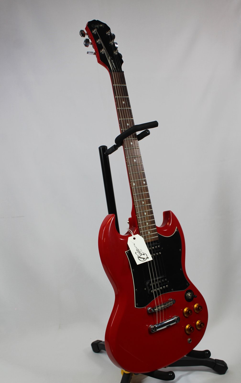 2000 Epiphone Gibson 6-String Red Electric Guitar (SG G-310) - 359658