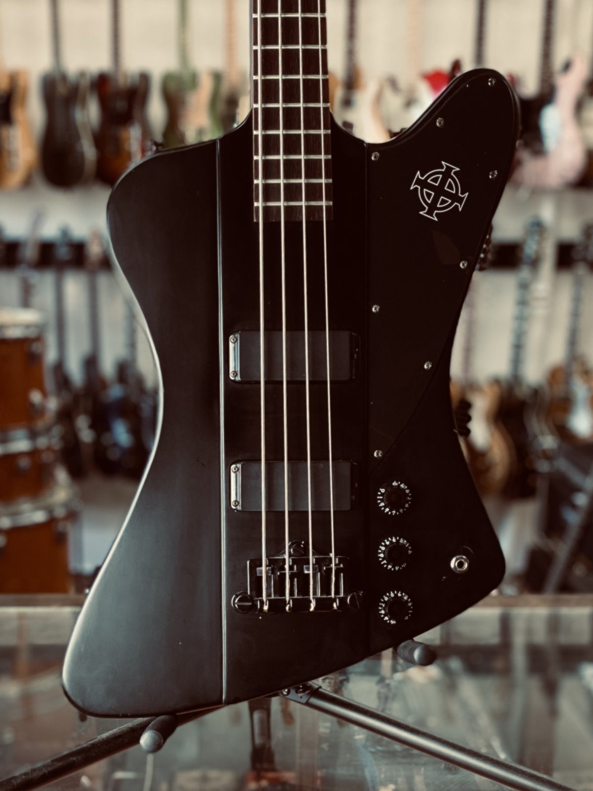 2006 Epiphone Goth Thunderbird IV Bass Black