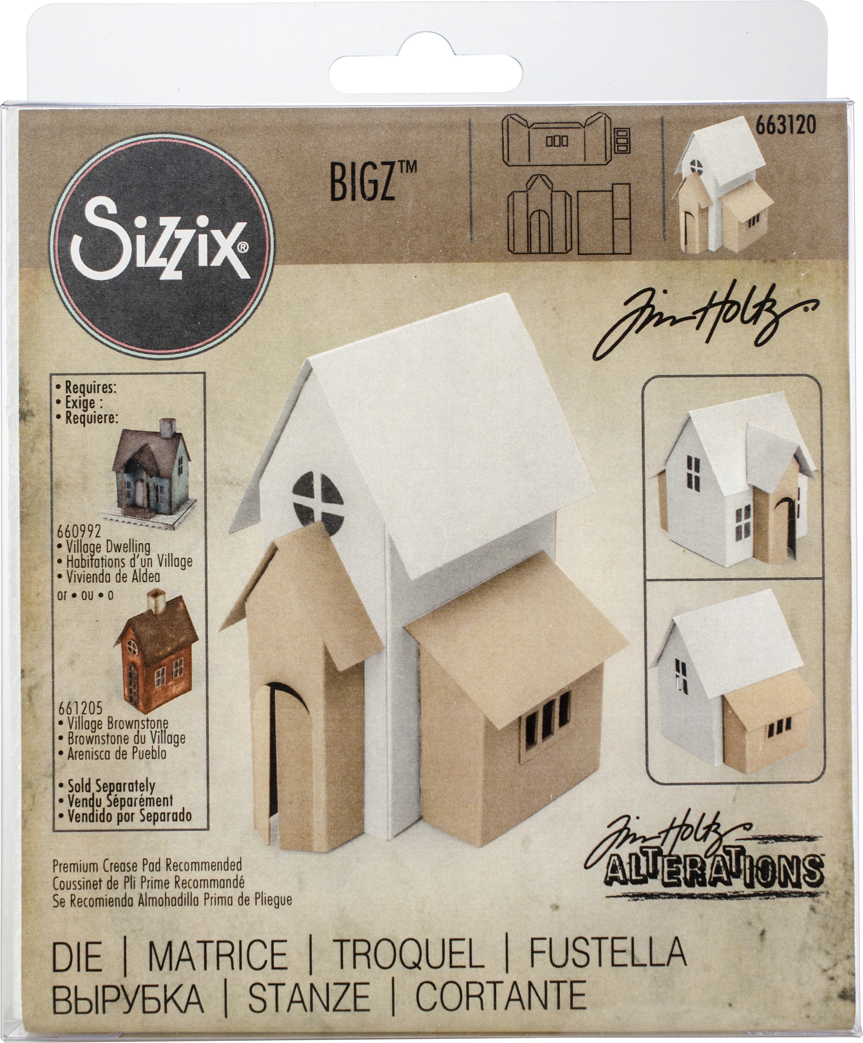 アルバム・スクラップ Sizzix Bigz Dies Voltage 664168 timholtz