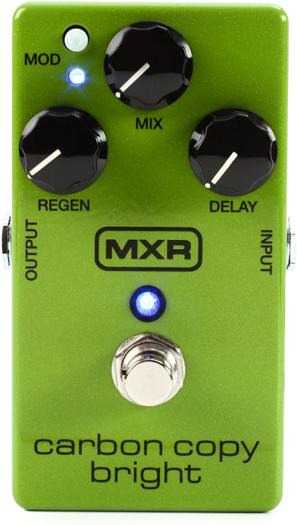 MXR Carbon Copy Bright Analog Delay Pedal Review by Sweetwater