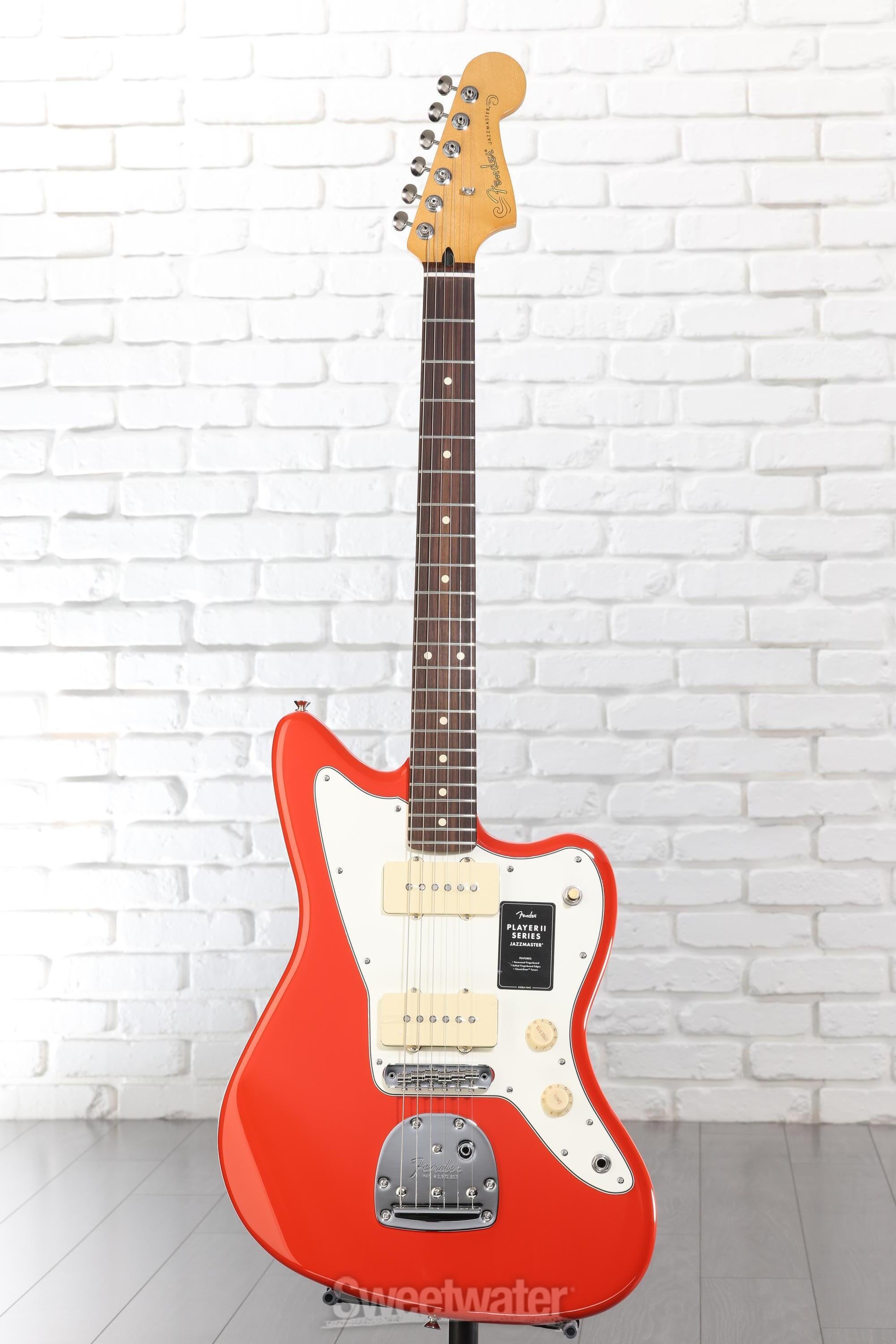 Fender Player II Jazzmaster Electric Guitar - Coral Red | Sweetwater