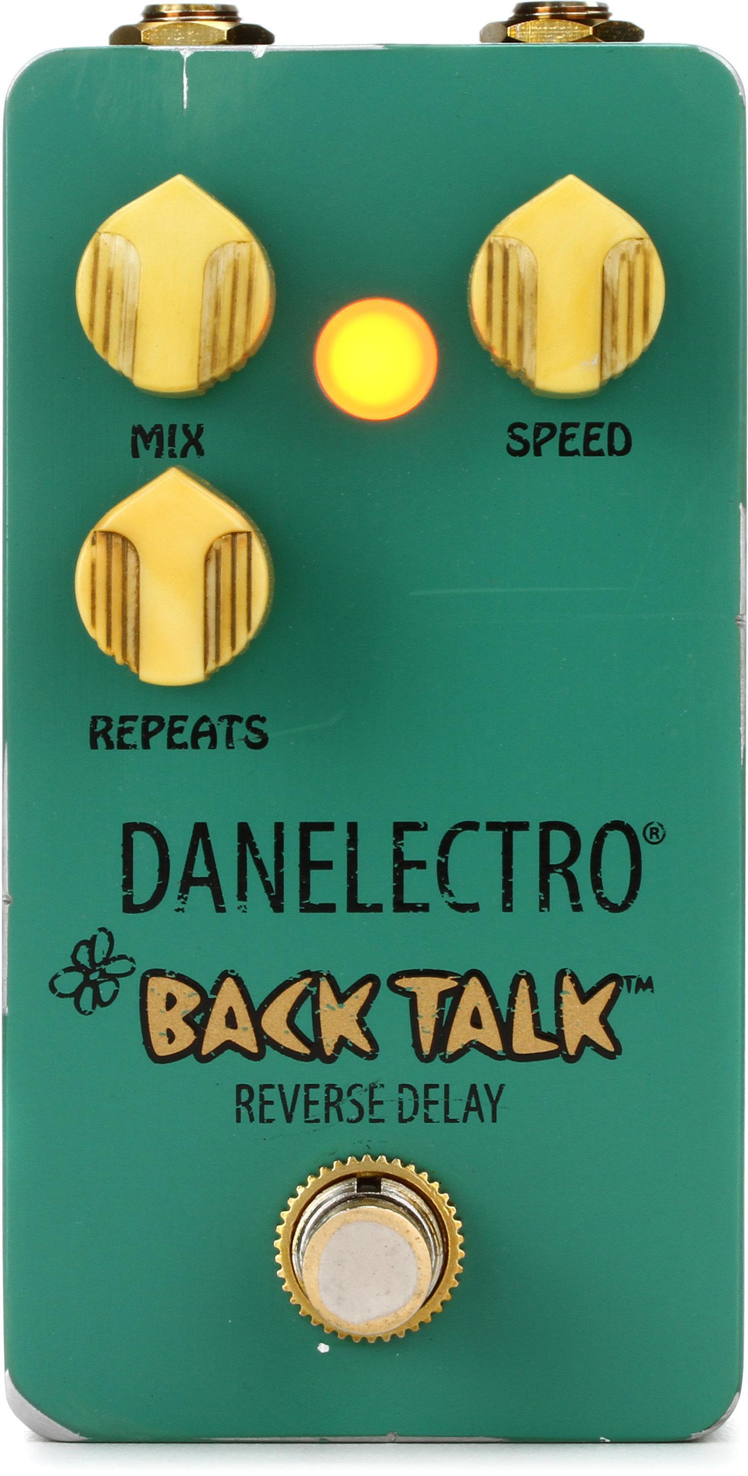 Danelectro Back Talk Reverse Delay Pedal | Sweetwater