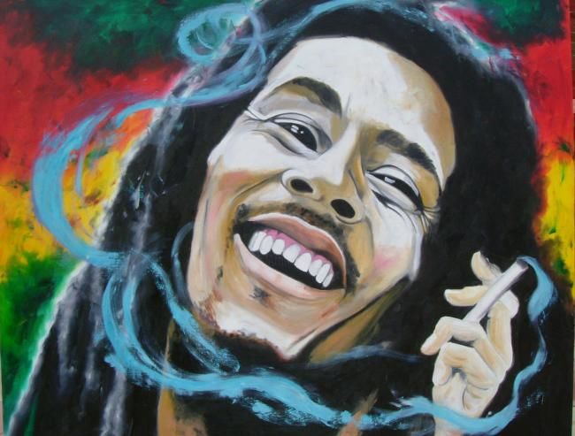 Bob Marley, 絵画 Jerry Hewittによって | ArtMajeur