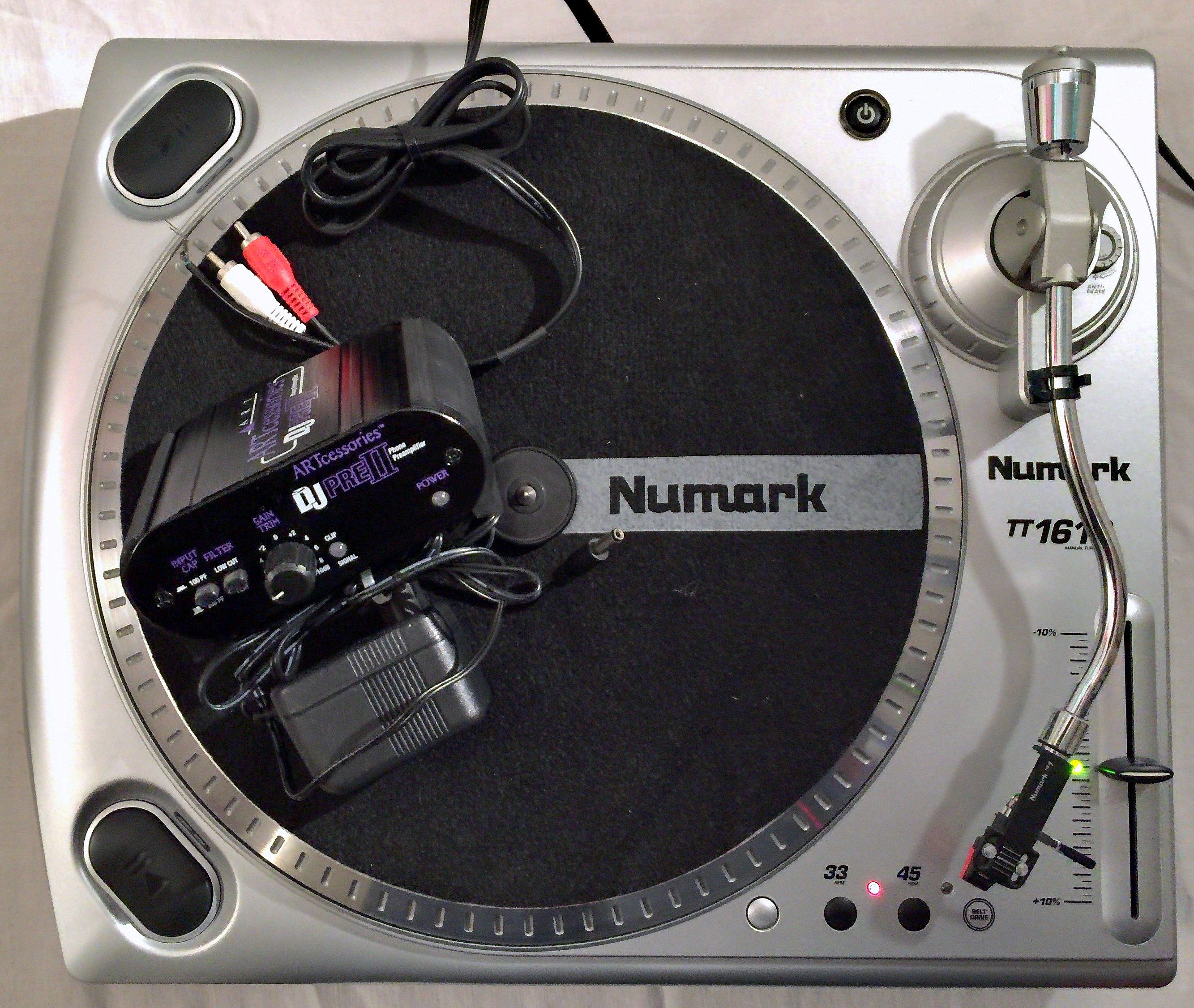 Numark TT1610 ターンテーブル ニュマーク ミキサー アンプ DJ Numark