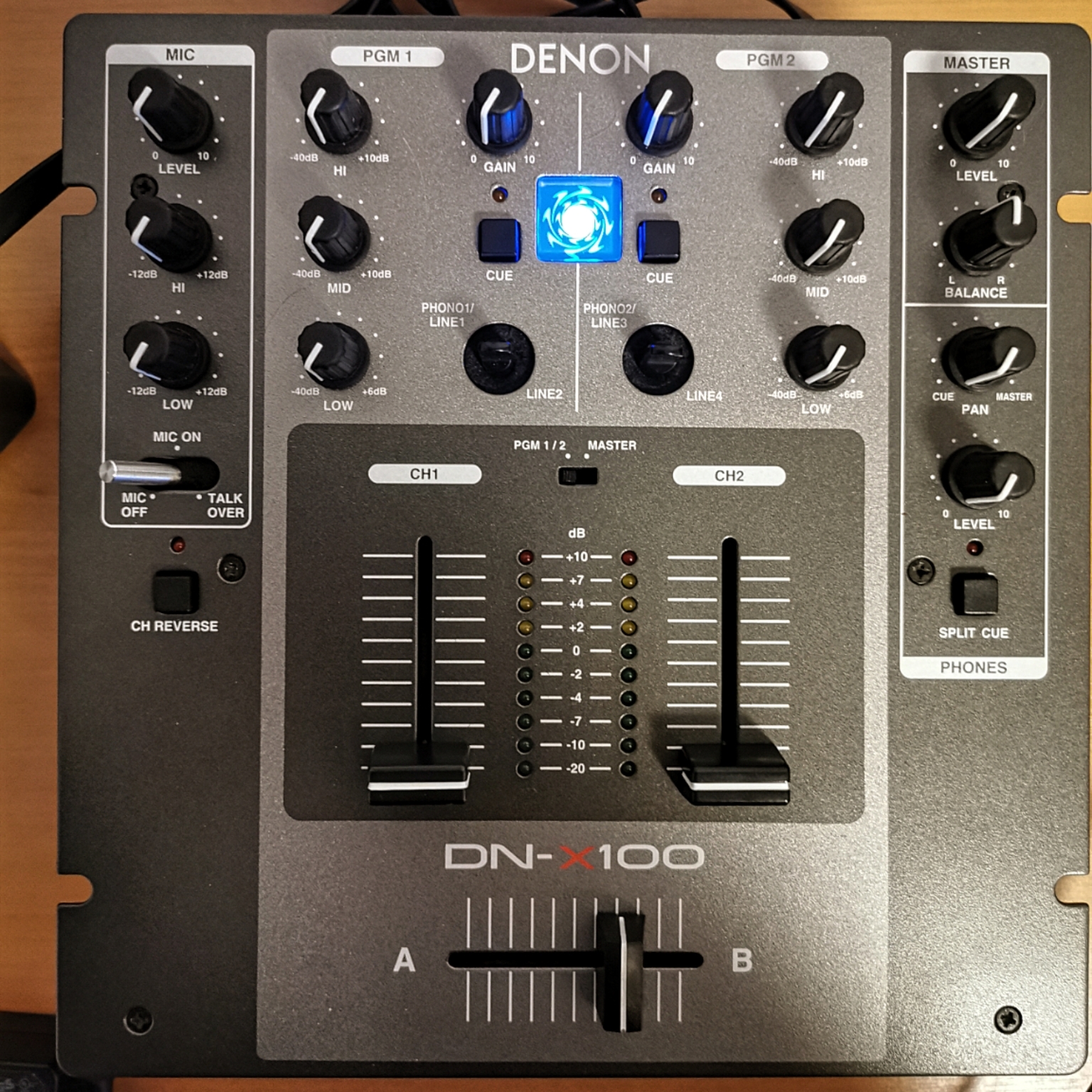 DN-X100 DENON デノン DJミキサー 動作品 音響 DN-X100 DENON デノン