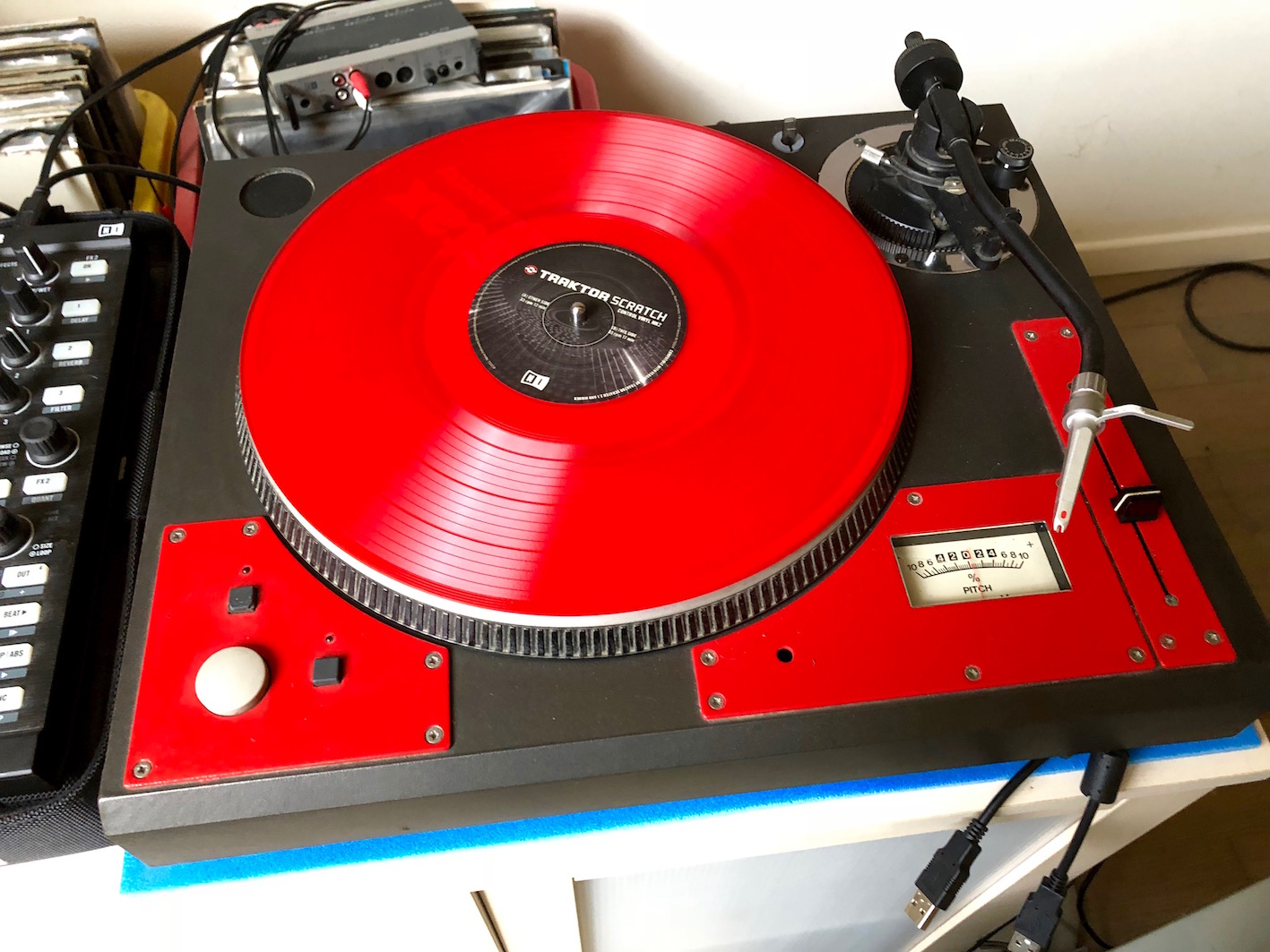 動作品】 Vestax PDT-5000 ターンテーブル レコードプレイヤー