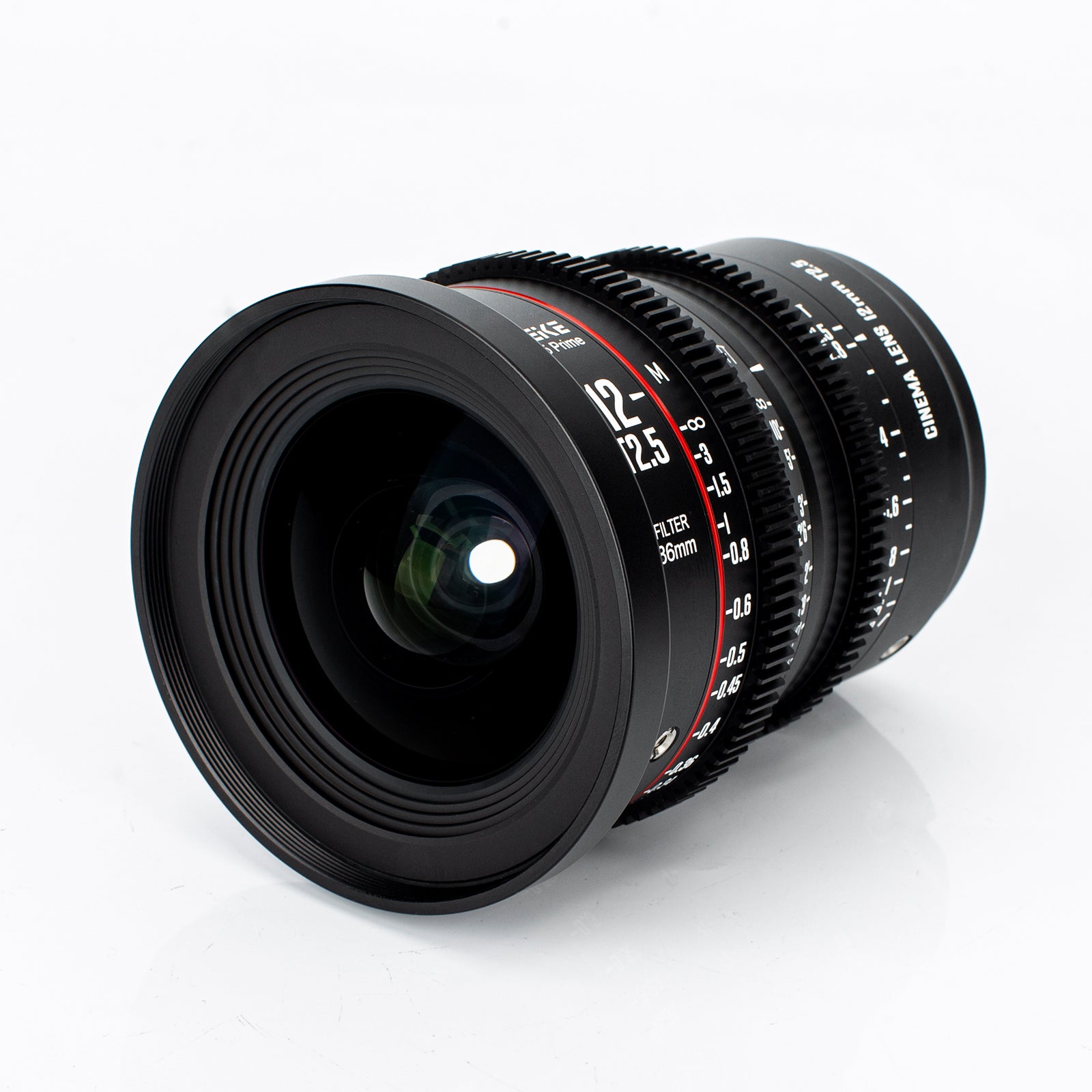 Meike Super 35 Prime Cinema Lens-12mm T2.5 for Canon EF-Mount / Arri P