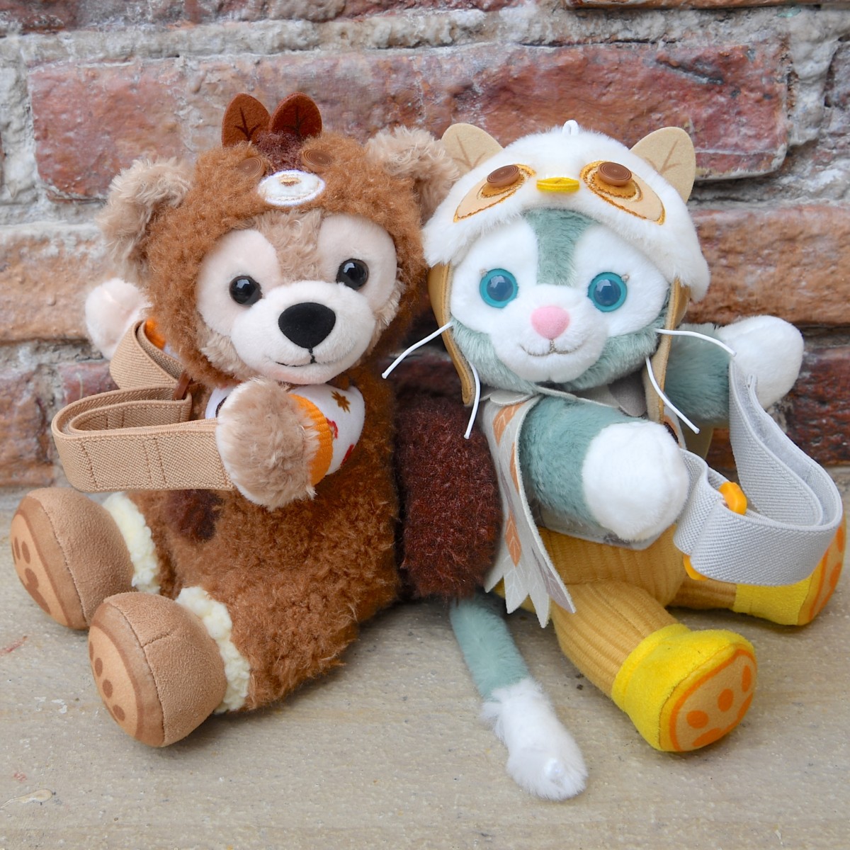 ダッフィー ジェラトーニ 秋のぼうけん ぬいぐるみ カーテンホルダー