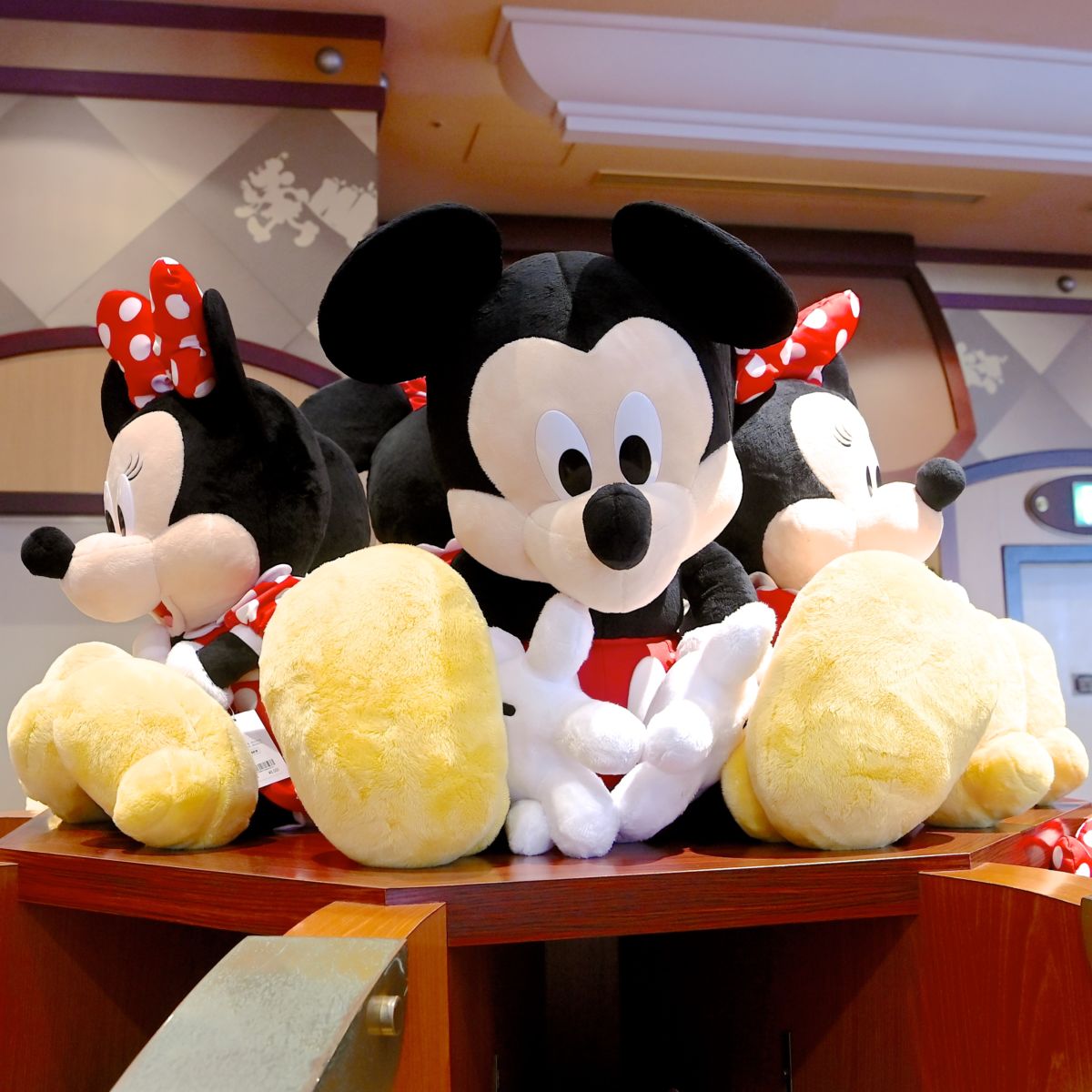ぬいぐるみ特大 ミッキー&ミニー2体セット