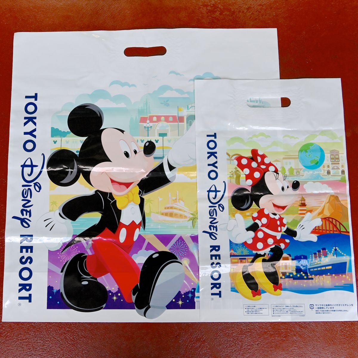 ディズニーリゾート 500枚以上 ショッパー レジ袋 おみやげ袋 ランド