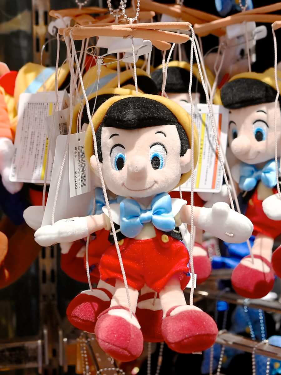 あやつり人形デザイン！東京ディズニーランド『ピノキオ』ぬいぐるみ