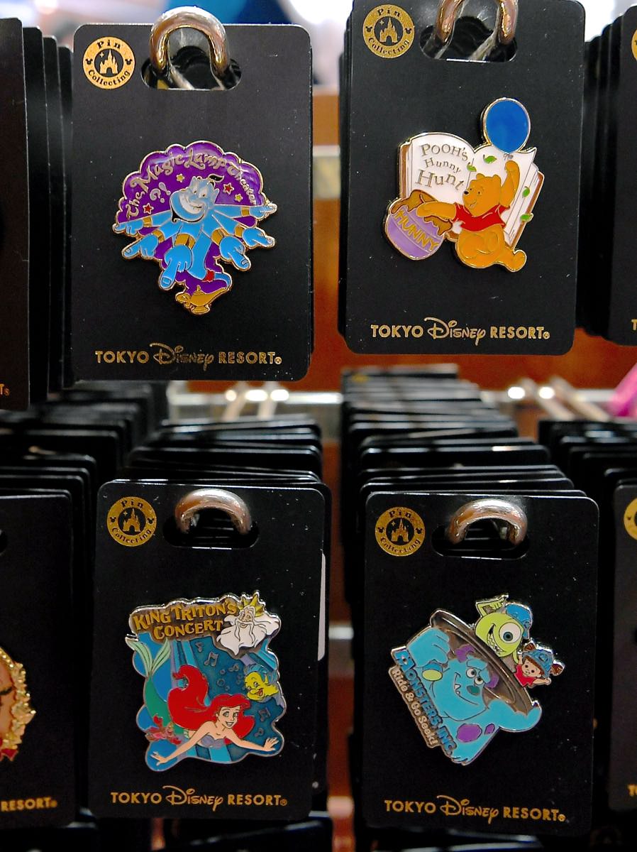 ディズニーランド アトラクションピンバッジ ディズニーランド