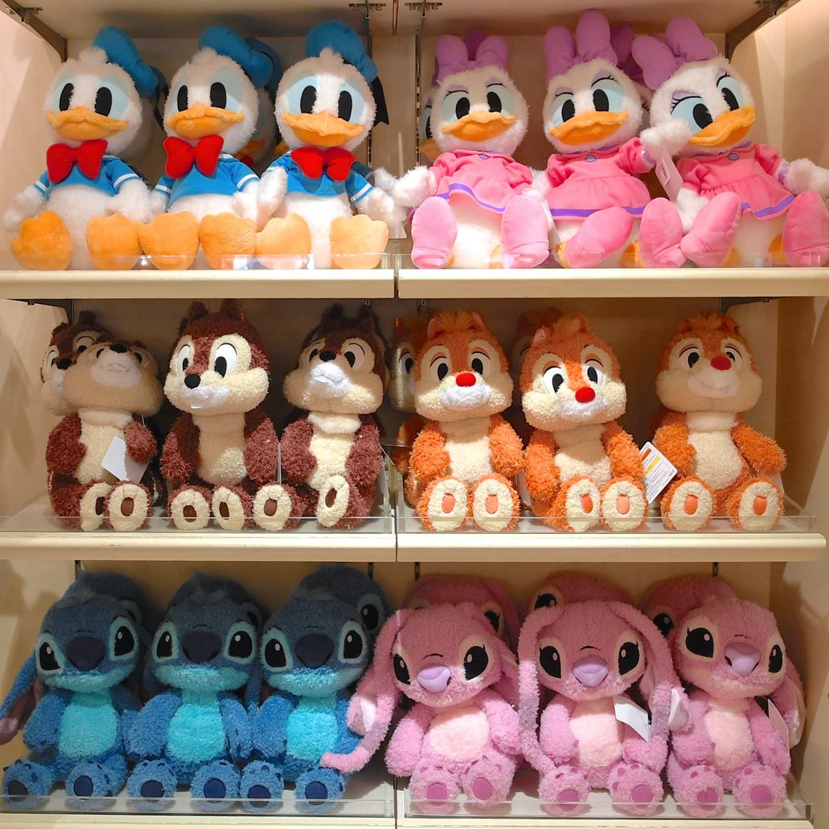 ドナルド＆デイジーなどペアで揃えたい☆東京ディズニーランドふわもこ