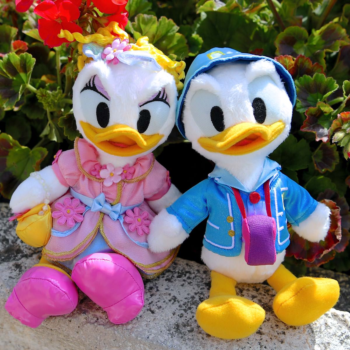 東京ディズニーランド】ドナルドダックとデイジーダック ぬいぐるみ