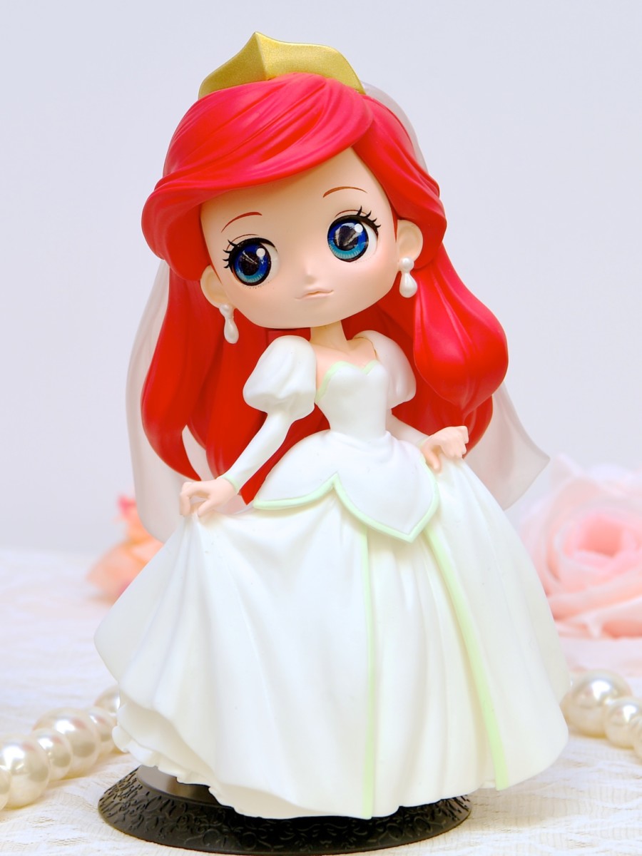 ウェディングドレス姿のディズニープリンセス！ バンプレスト「Q