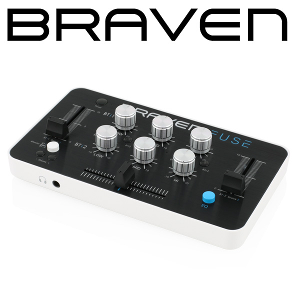 BRAVEN(ブラヴェン) FUSE ポータブル&ワイヤレスDJミキサー登場！野外