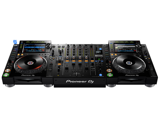 Pioneer CDJ 2台 ミキサー ケーブル付き Pioneer CDJ 2台 ミキサー
