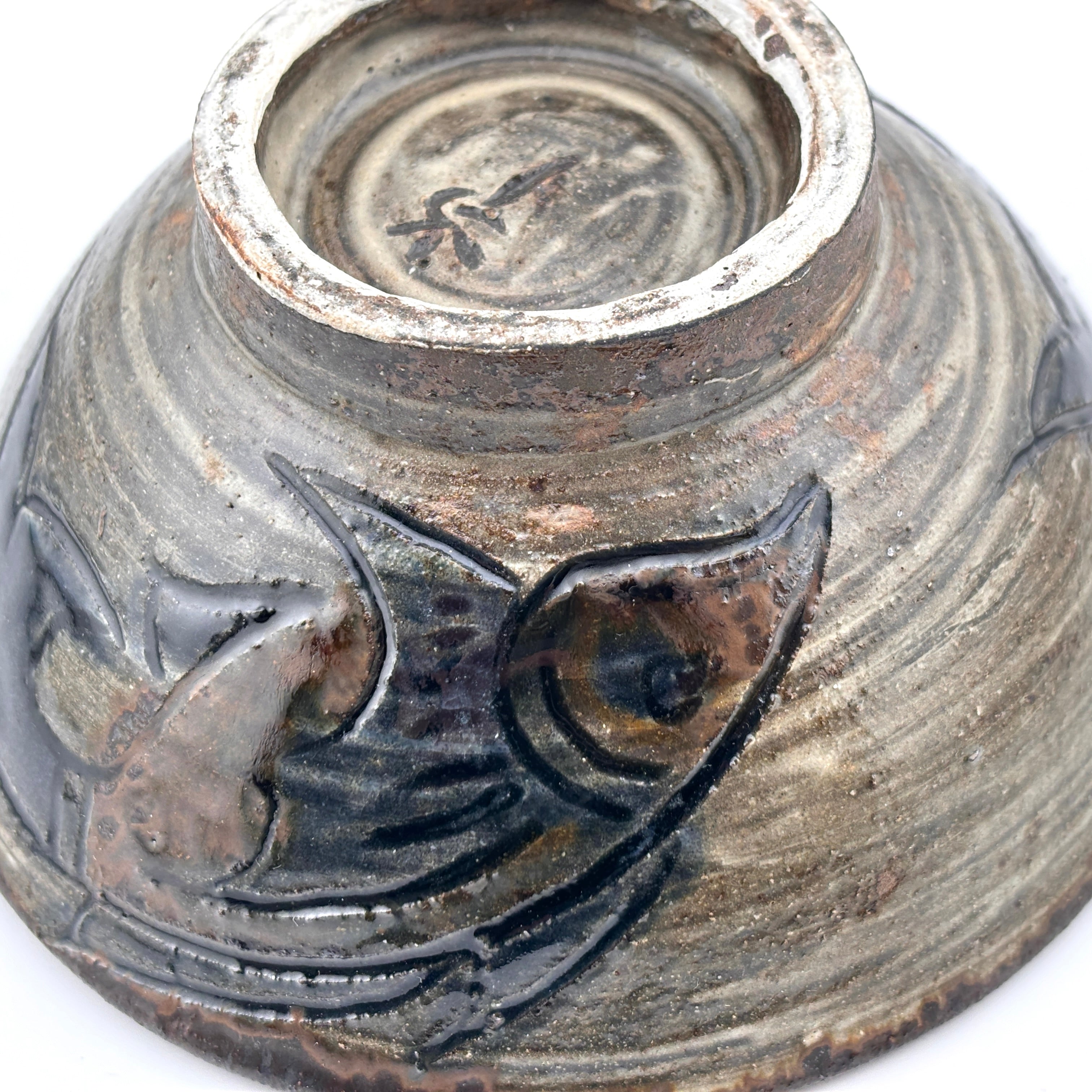 流】人間国宝 金城次郎 壷屋焼 魚文徳利 UD509 壺屋焼 人間国宝 金城