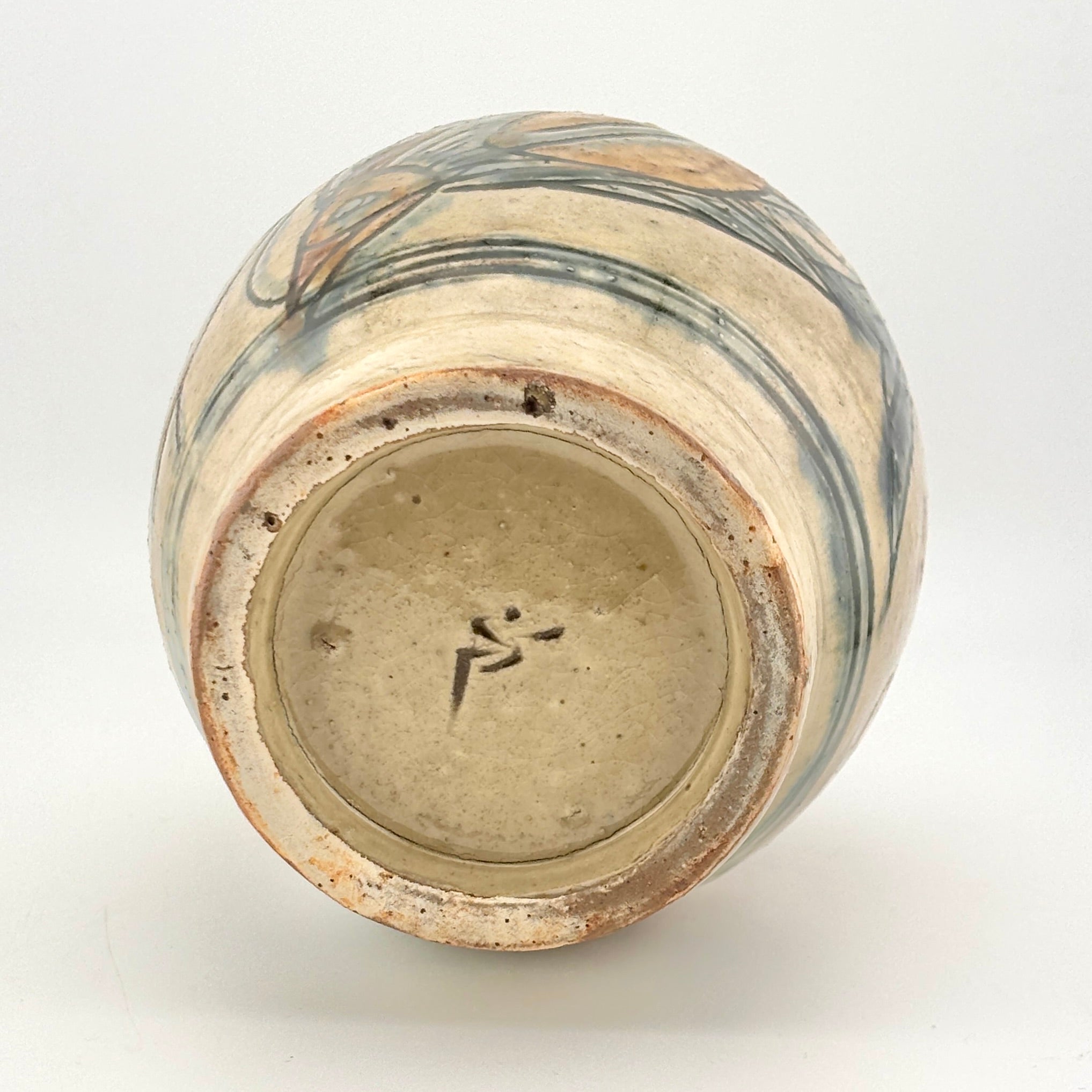 本物保証金城次郎 壷屋焼 カラカラ(笑魚エビ) 共箱 栞 人間国宝 美