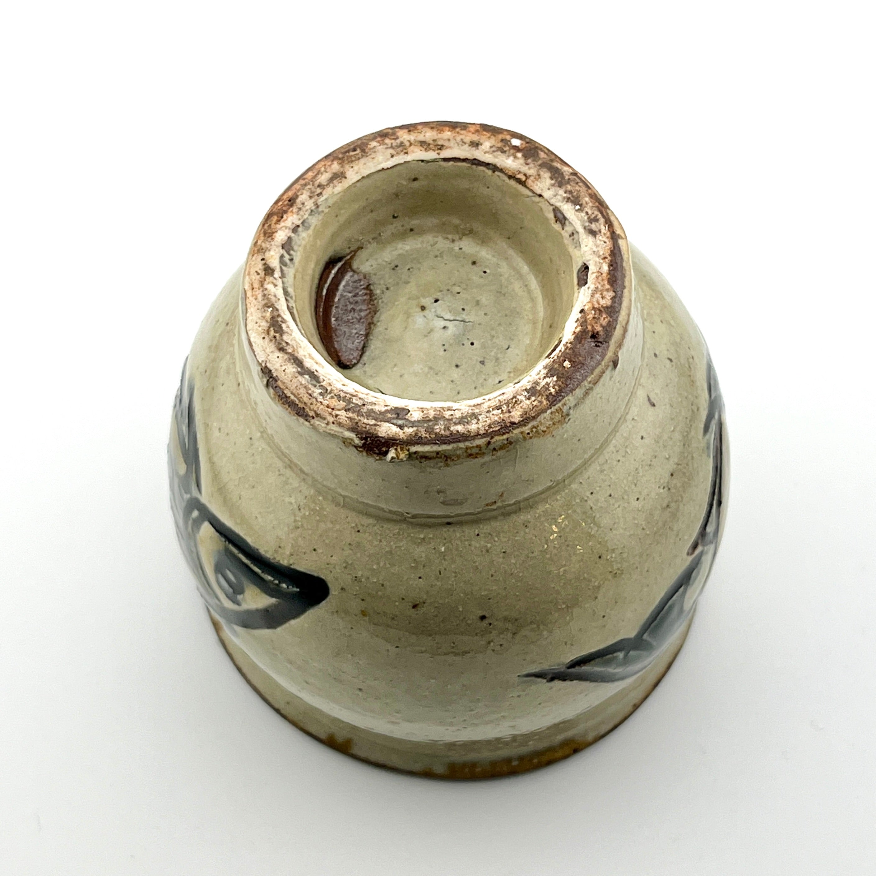 最終値下 沖縄 金城次郎 壺屋焼 人間国宝 魚文マグカップ 湯呑 コップ