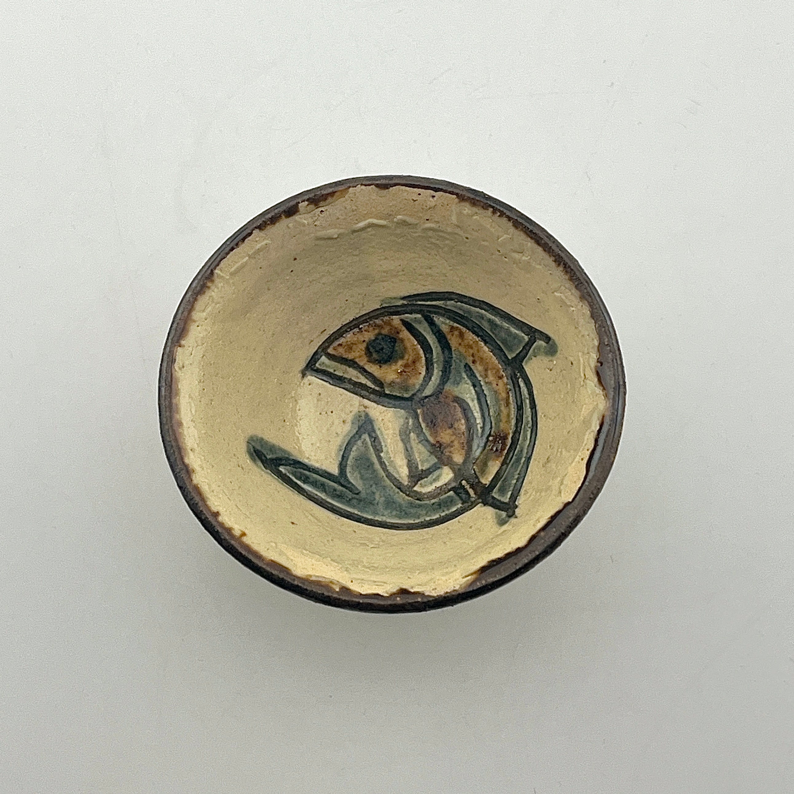 金城次郎 8寸皿 海老文 魚文 壺屋焼 やちむん 沖縄 民藝 金城