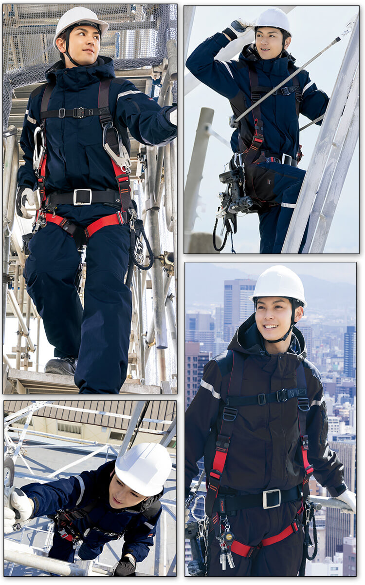 AITOZ アイトス 防寒ブルゾン フルハーネス対応 AZ-8976｜作業服・作業