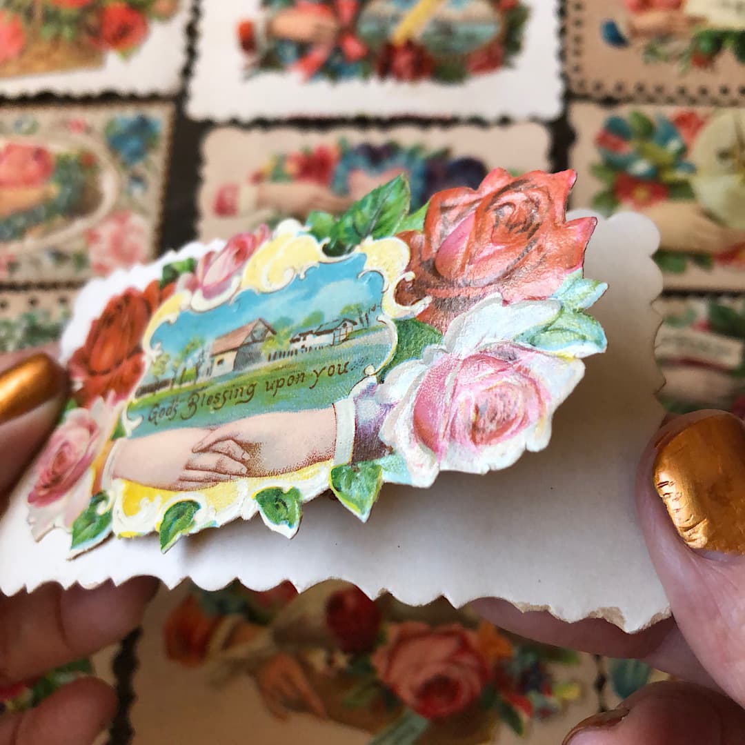 74枚②激レア コーリングカード クロモス アンティーク ヴィクトリアン