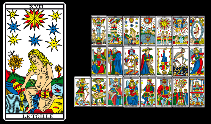 大アルカナのみ カモワン タロットカード マルセイユ 希少 海外版 国内