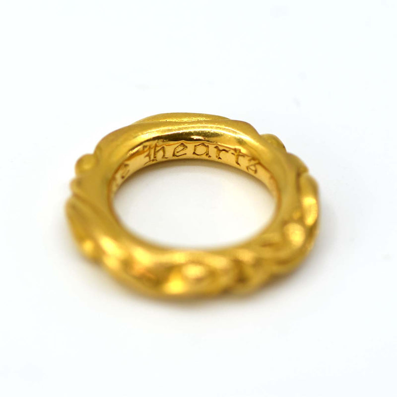 クロムハーツ リング スクロールバンド 1994 22K ゴールド 9号 16.1g