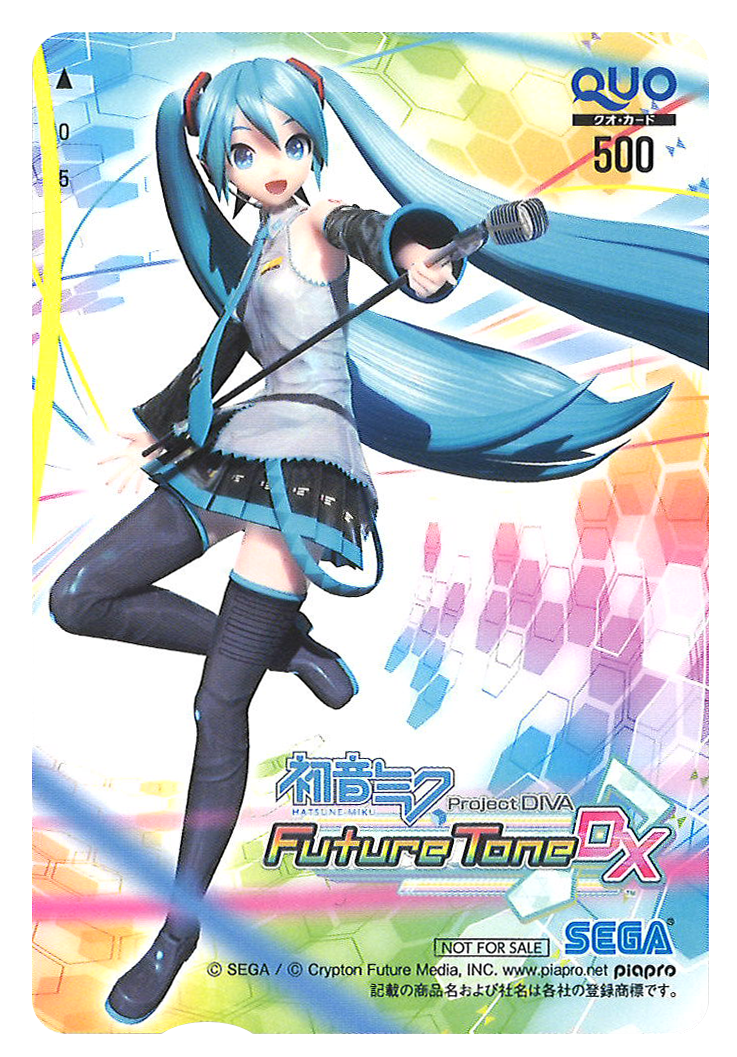 初音ミクプロジェクトディーヴァ 店頭販促用ポスター 初音ミク